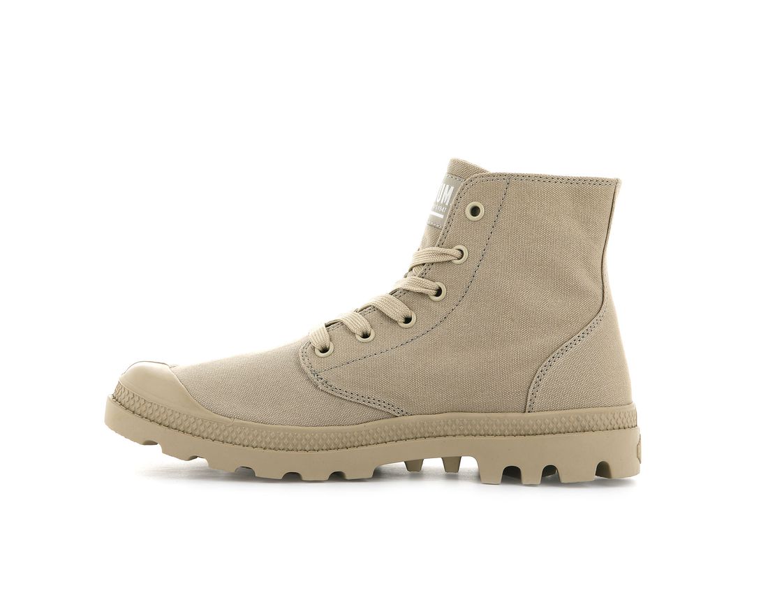 Khaki Men Palladium Mono Chrome Boots | US-YO5096817