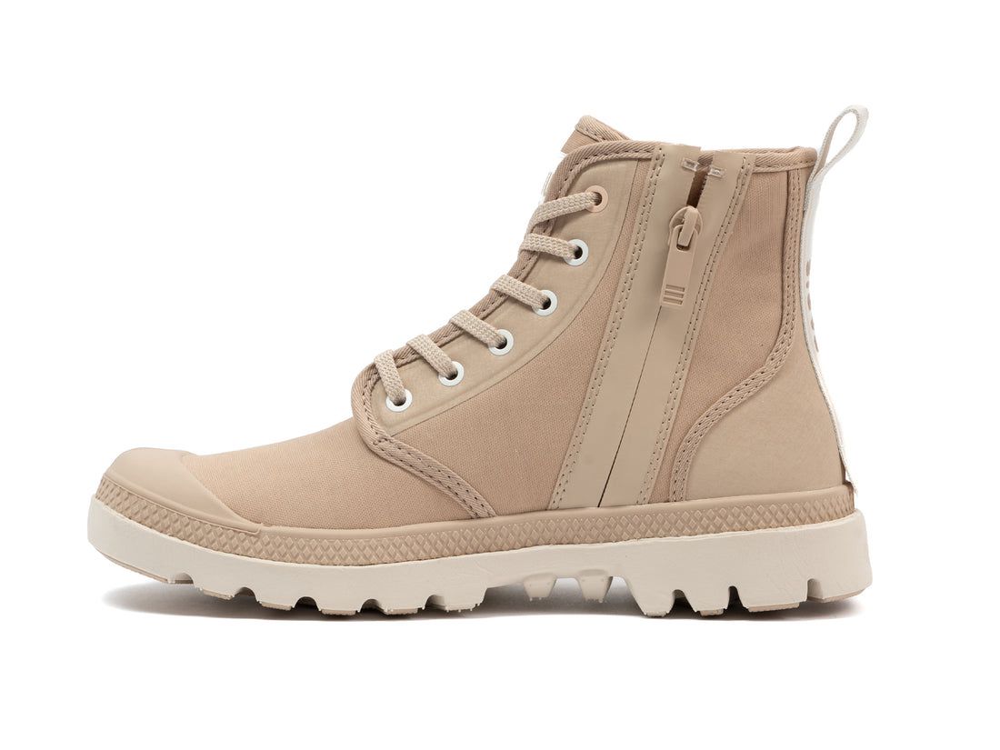 Khaki Men Palladium Pampa Lite+ Hi Paris Boots | US-QI7610549