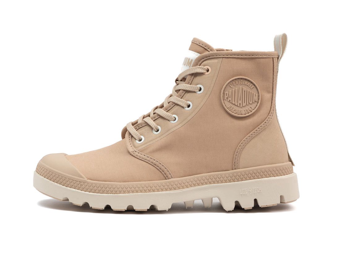 Khaki Men Palladium Pampa Lite+ Hi Paris Boots | US-QI7610549