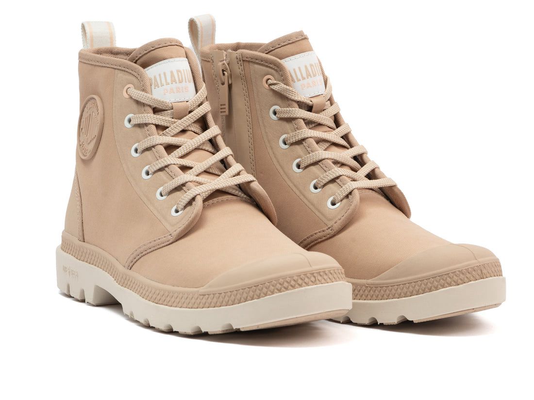 Khaki Men Palladium Pampa Lite+ Hi Paris Boots | US-QI7610549