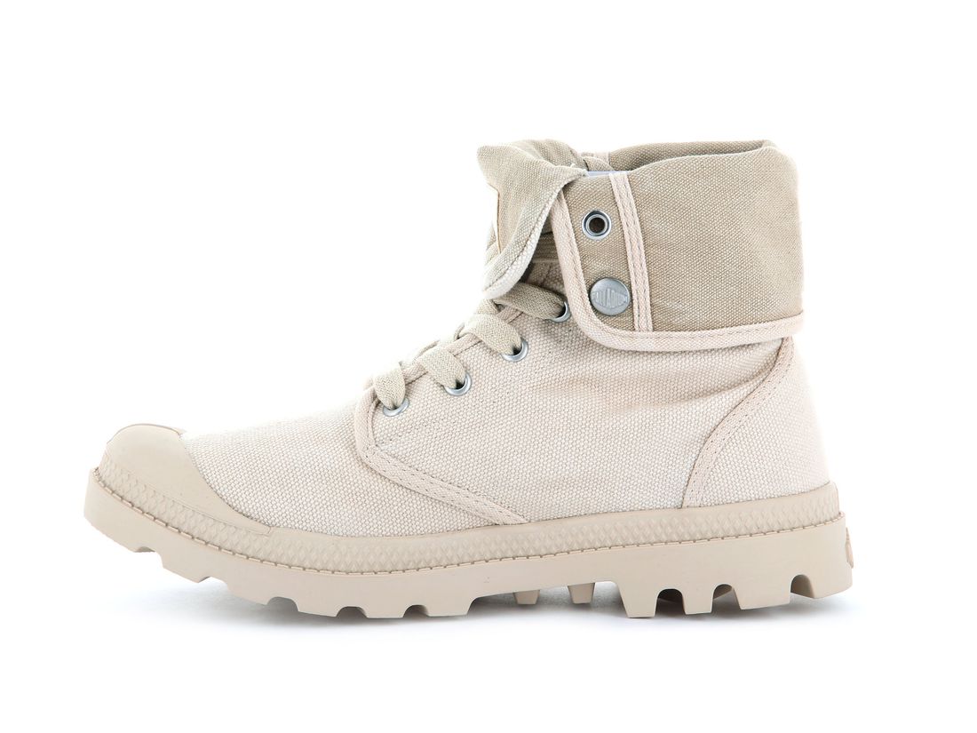 Khaki Women Palladium Baggy Boots | US-JL5780391