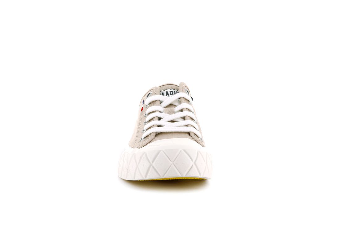 Khaki Women Palladium Palla Ace Canvas Sneakers | US-SD0672458