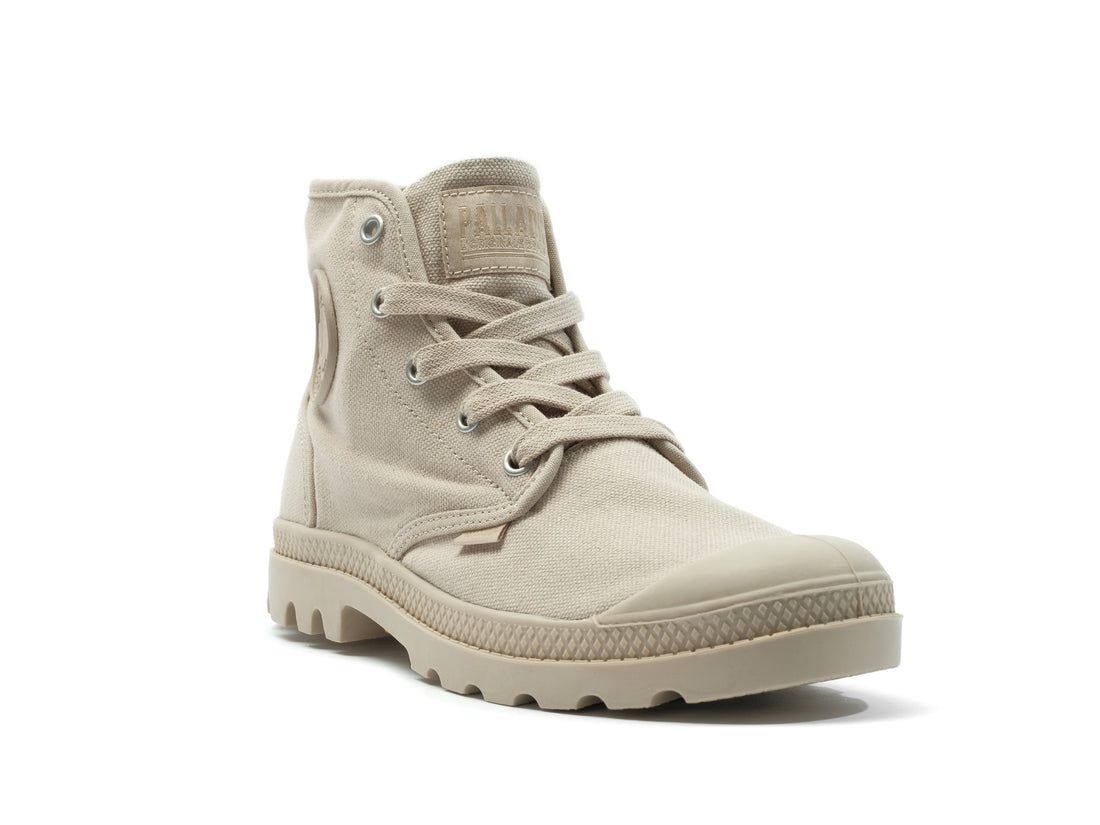 Khaki Women Palladium Pampa Hi Boots | US-QP6372089