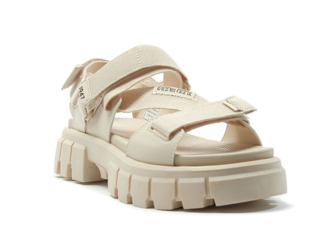 Khaki Women Palladium Revolt Mono Sandals | US-FI1703289