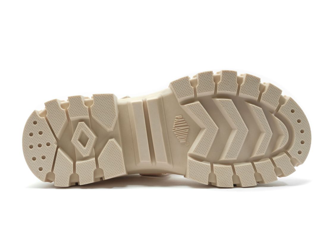 Khaki Women Palladium Revolt Mono Sandals | US-FI1703289