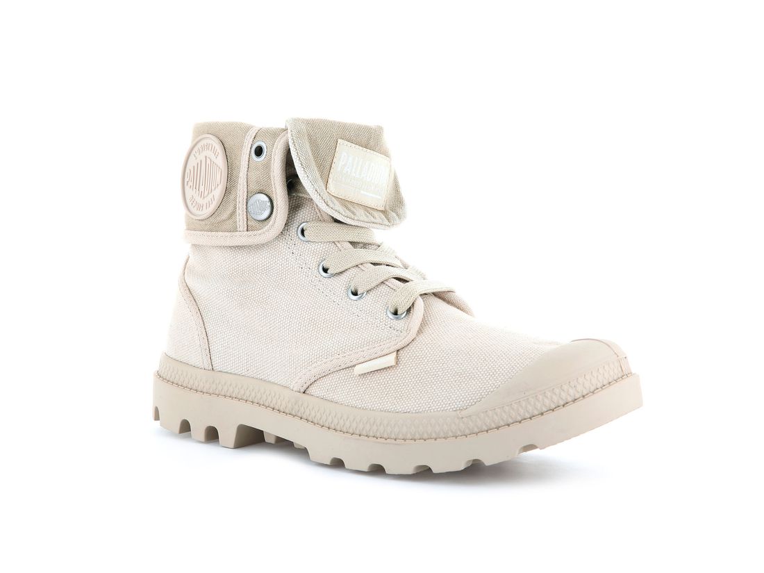 Light Beige Men Palladium Baggy Boots | US-RE7318956