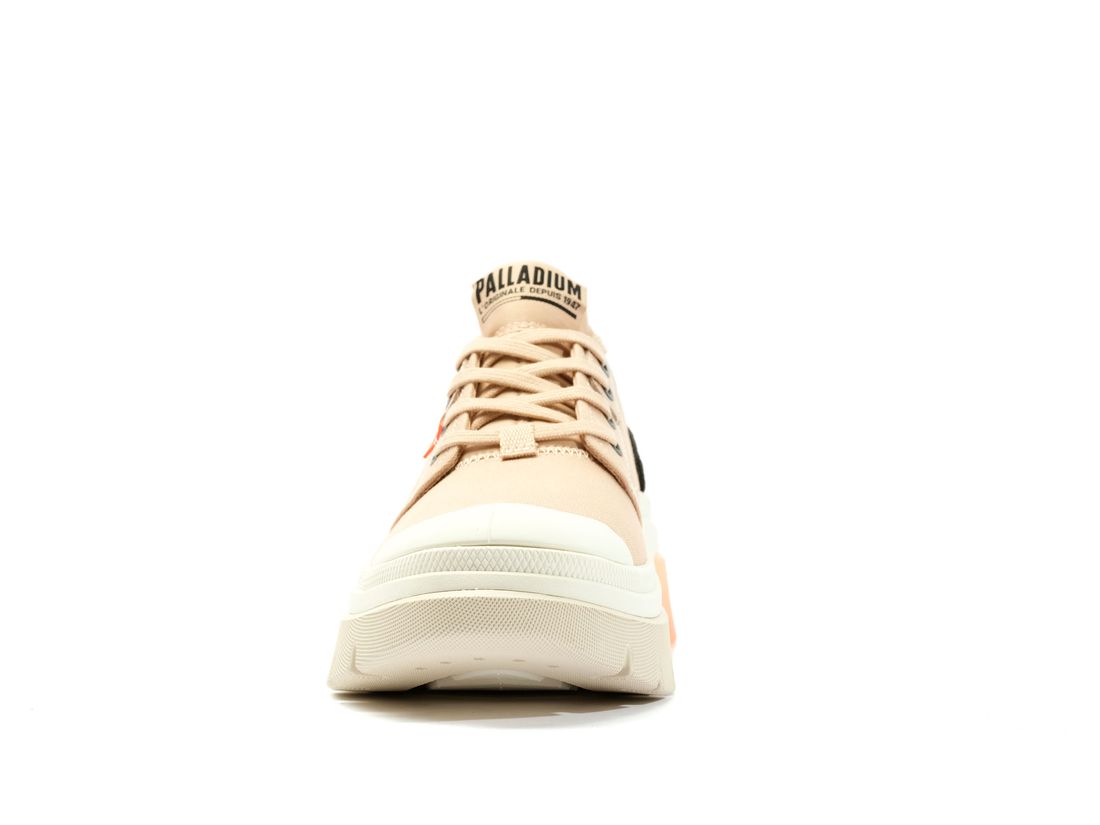 Light Brown Women Palladium Pallawave Lo Metro Sneakers | US-HB1345289