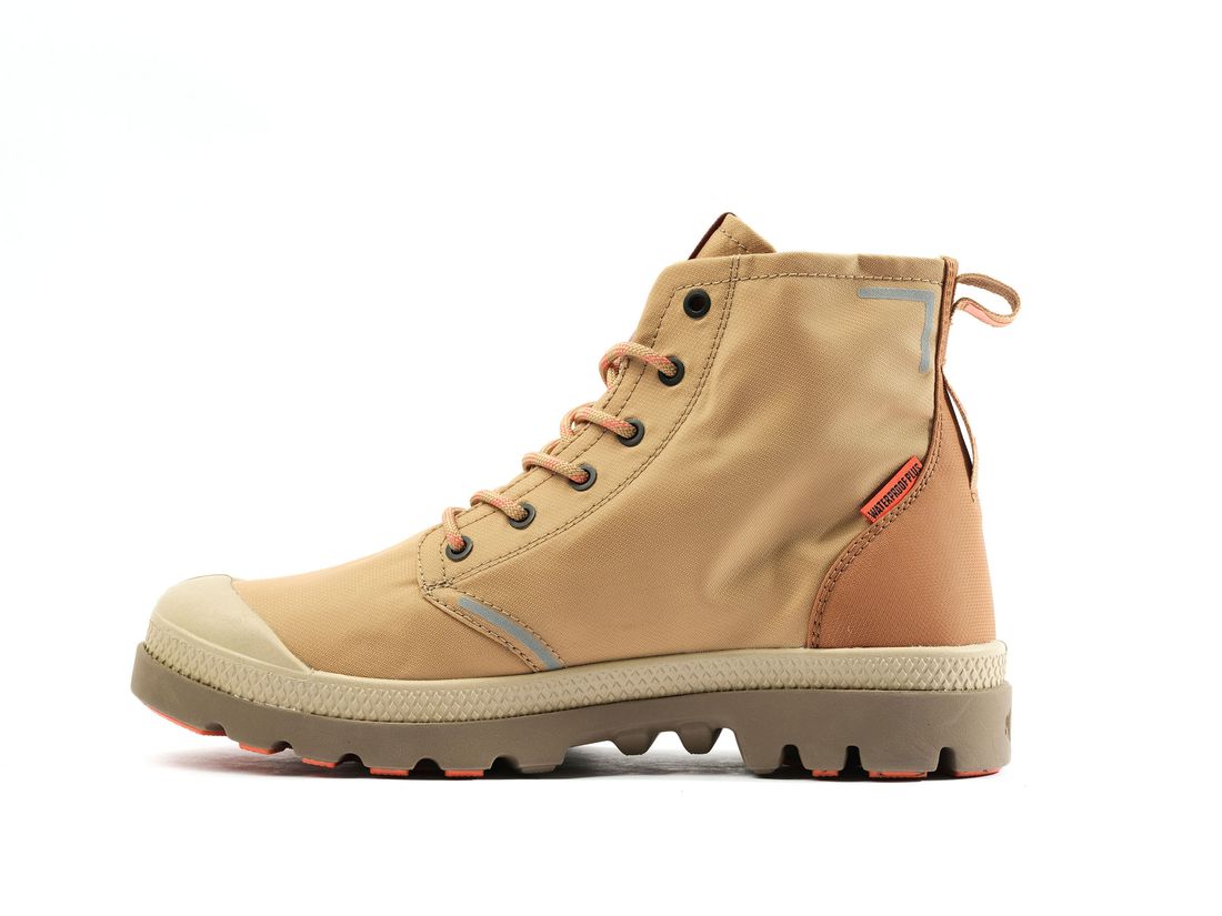 Light Brown Women Palladium Pampa Lite+ Recycle Wp+ Boots | US-HM9821430