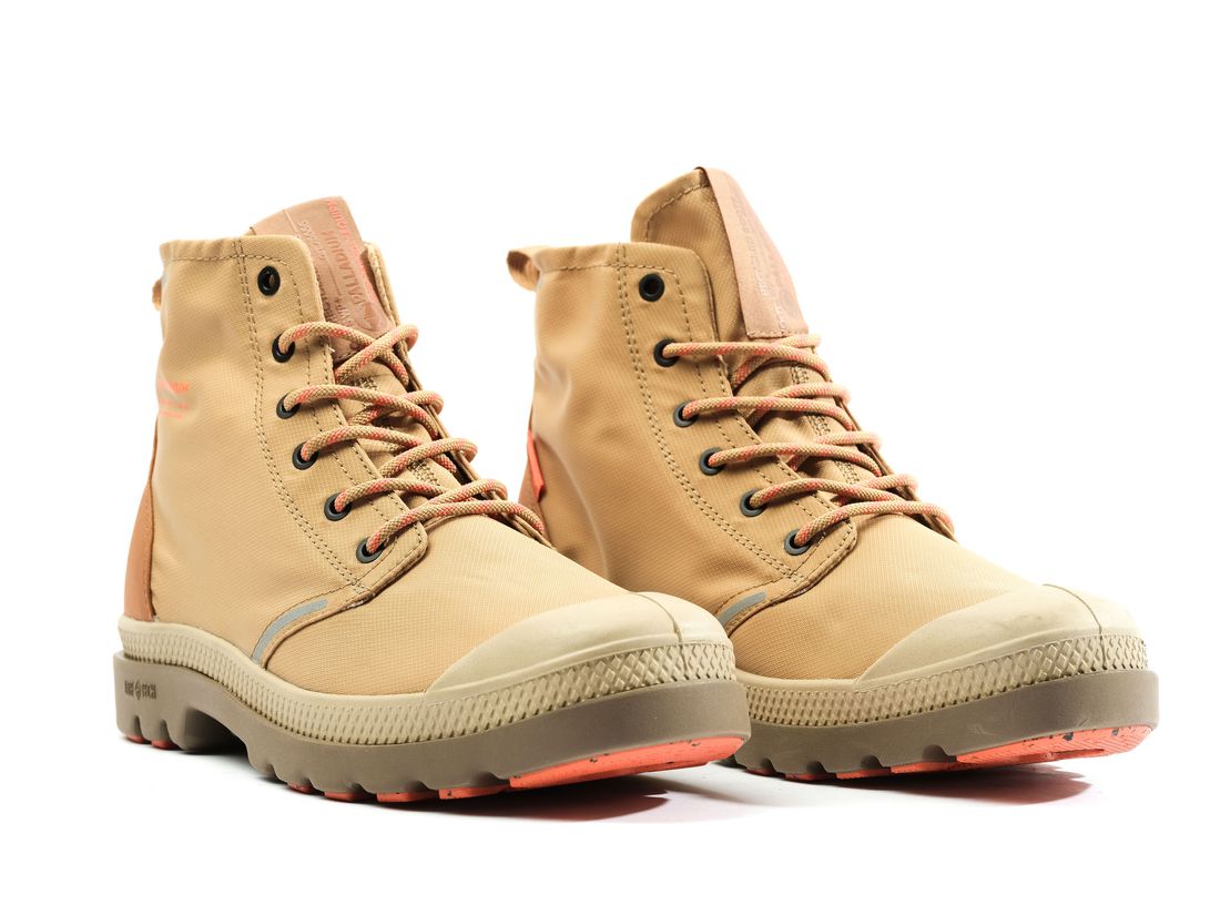 Light Brown Women Palladium Pampa Lite+ Recycle Wp+ Boots | US-HM9821430