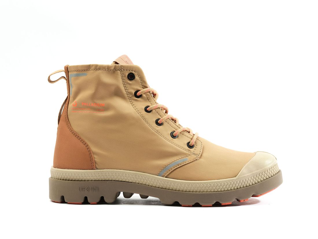 Light Brown Women Palladium Pampa Lite+ Recycle Wp+ Boots | US-HM9821430