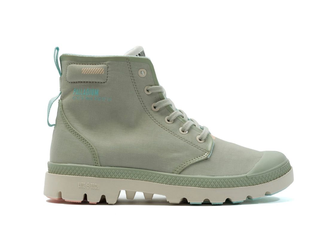 Light Green Men Palladium Pampa Lite+ Hi Boots | US-LQ8613920