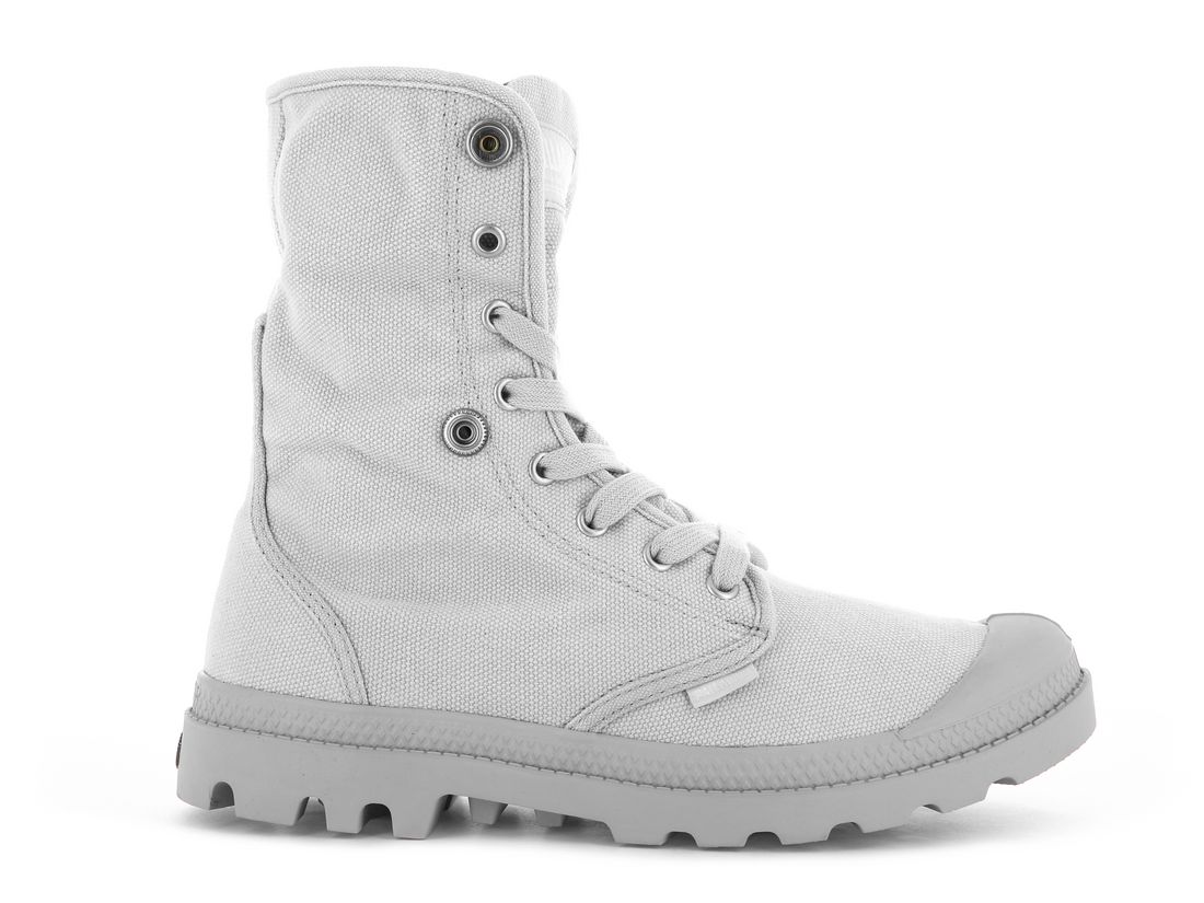 Light Grey Men Palladium Baggy Boots | US-ZE2803476