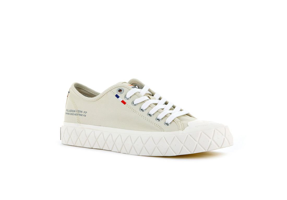 Light Khaki Men Palladium Palla Ace Canvas Sneakers | US-BM8165904