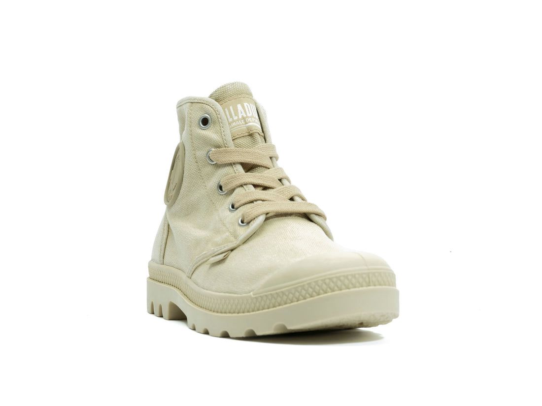 Light Khaki Women Palladium Pampa Hi Boots | US-DJ6134975