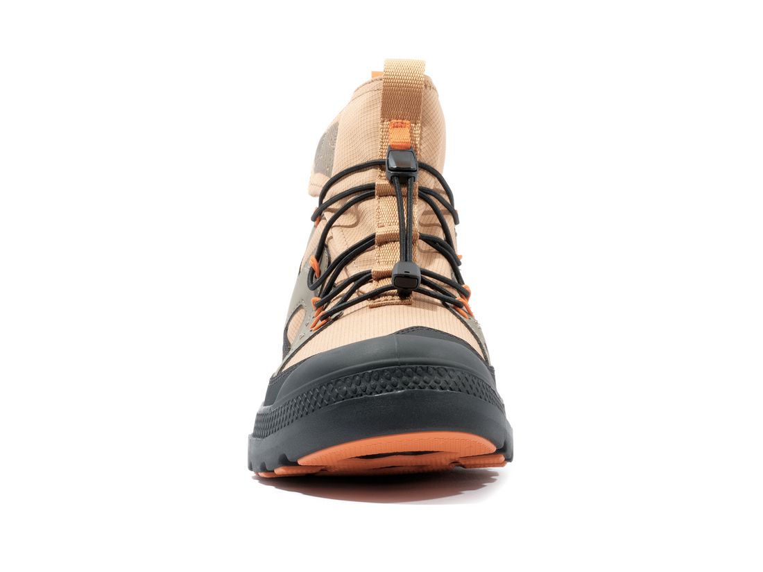 Light Orange / Black Men Palladium Pampa Lite+ Xplor Wp+ Boots | US-ZG0468132