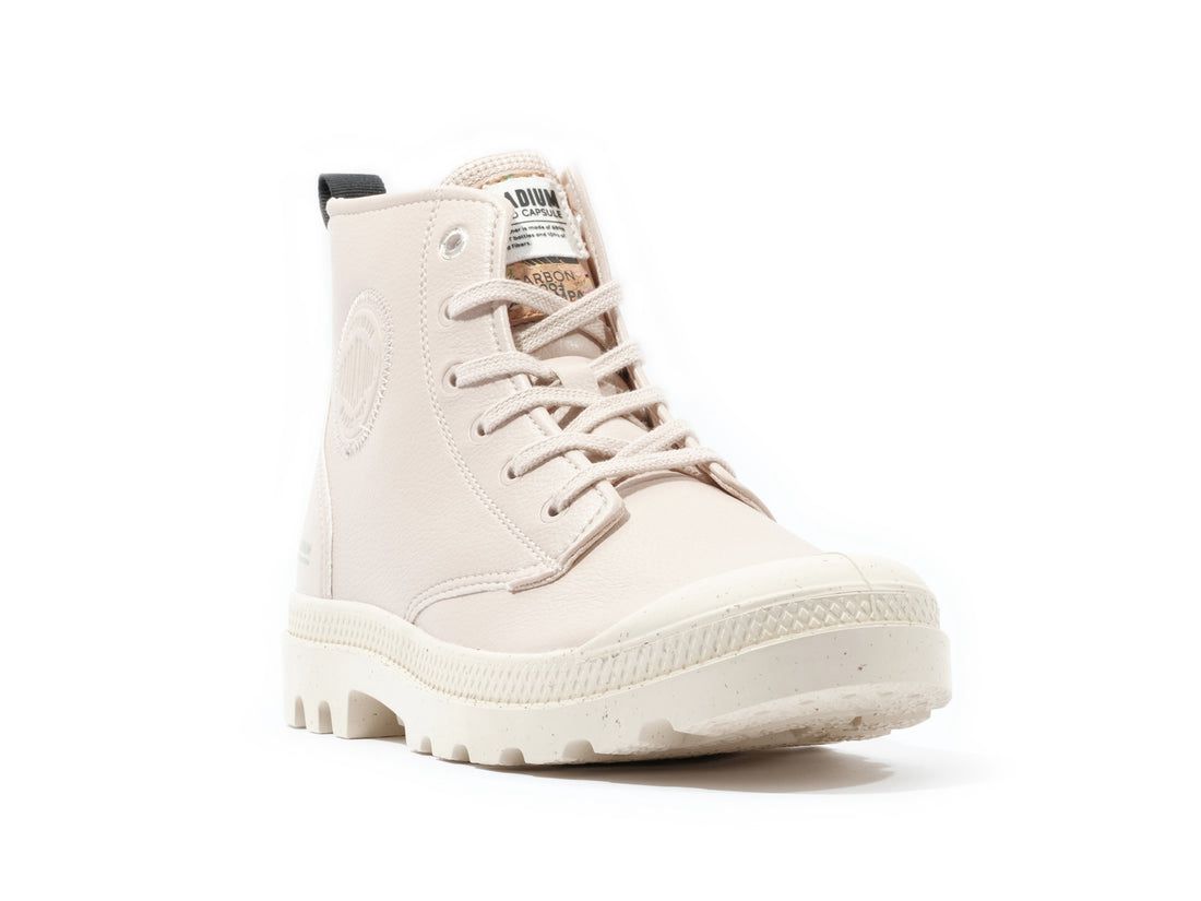 Light Pink Women Palladium Pampa Hi Re-vegan Lth Boots | US-KB2109657