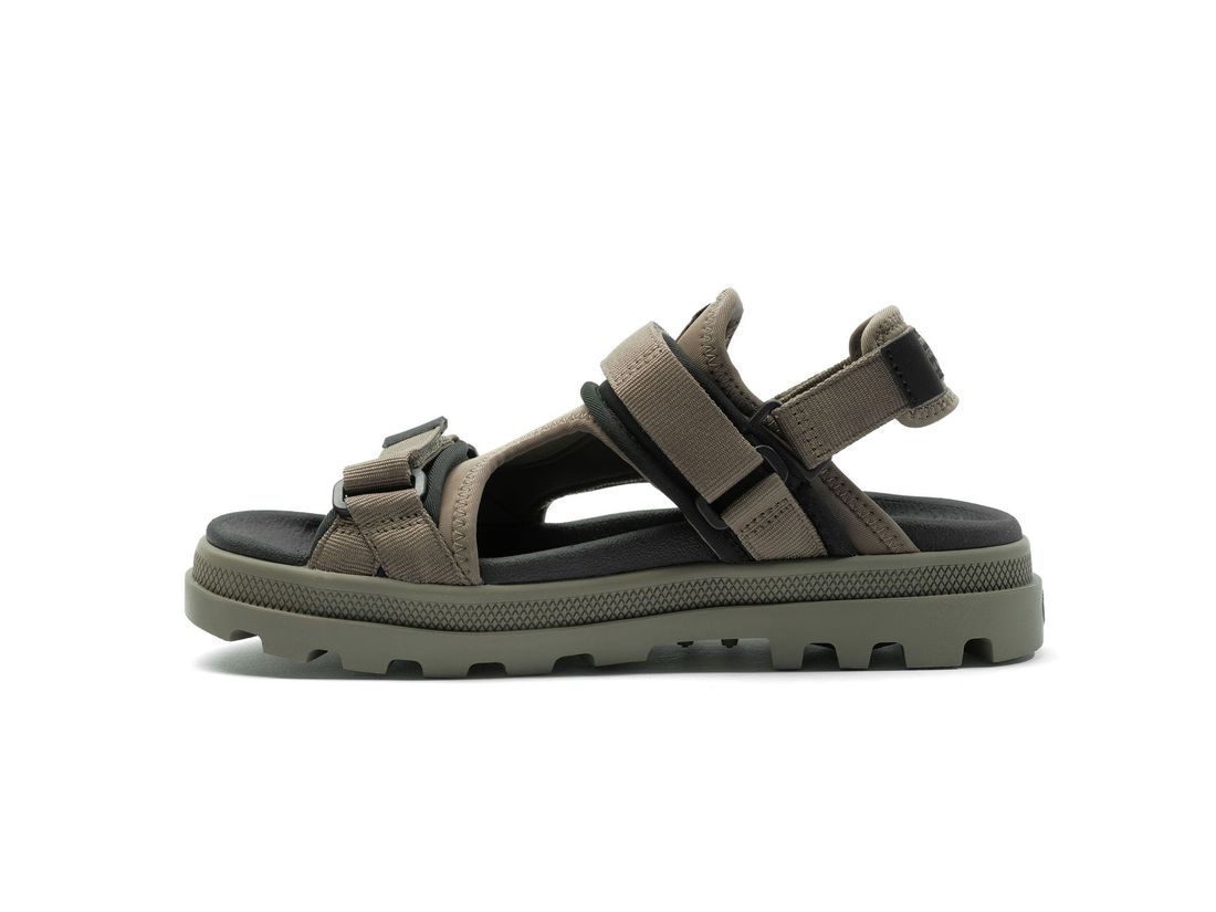 Olive Kids' Palladium Palladune Og Sport Sandals | US-ED0984216