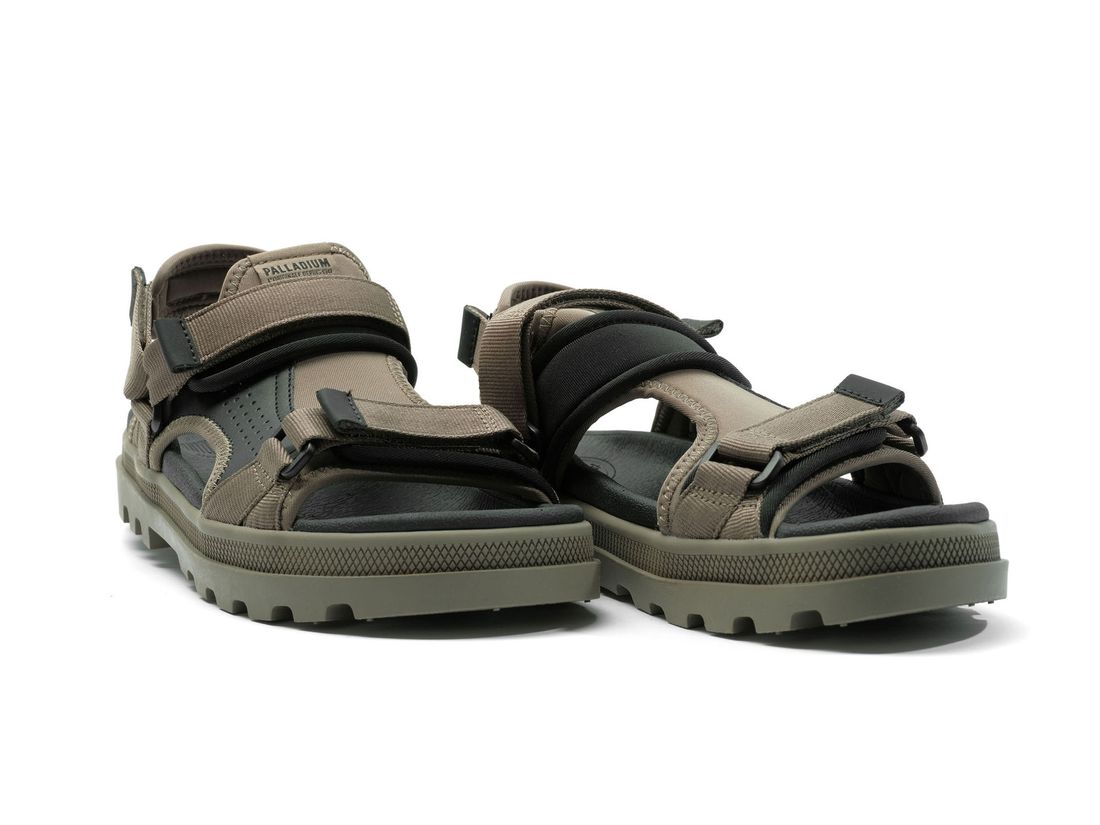 Olive Kids' Palladium Palladune Og Sport Sandals | US-ED0984216