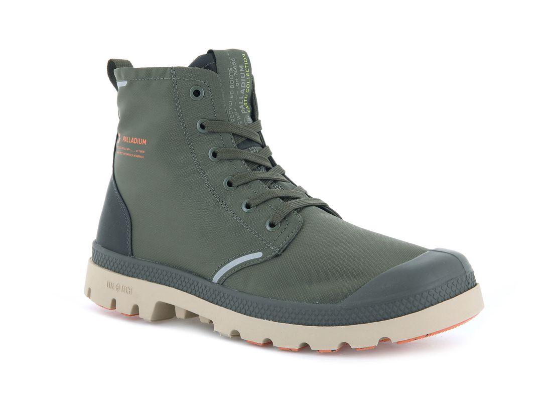 Olive Kids' Palladium Pampa Lite+ Recycle Wp+ Boots | US-LT1873652