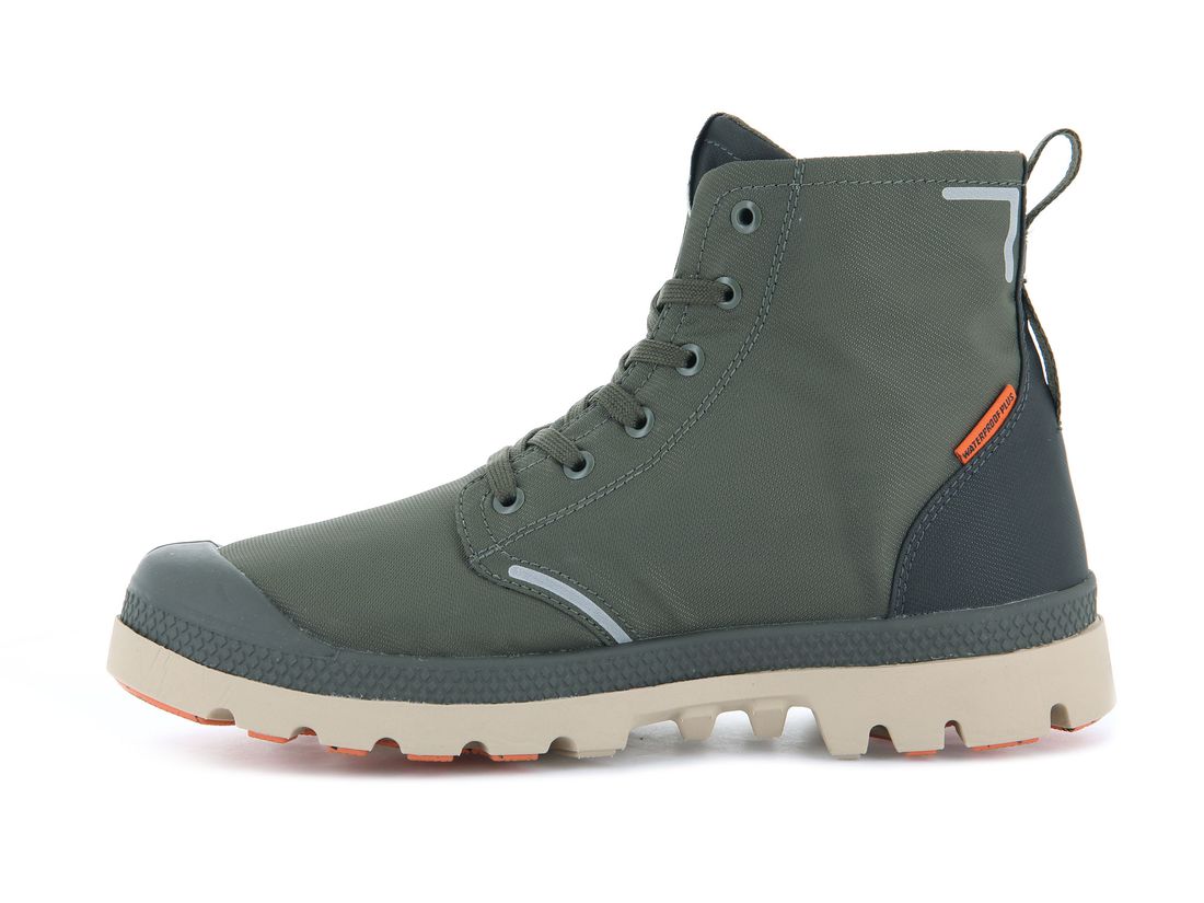 Olive Men Palladium Pampa Lite+ Recycle Wp+ Boots | US-JY9602473