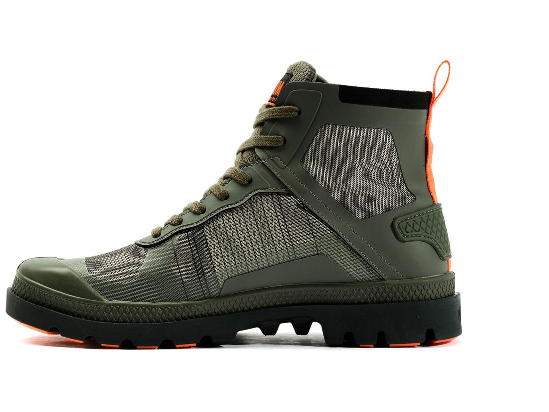 Olive Men Palladium Pampa Lite + Matryx Boots | US-KN4076389