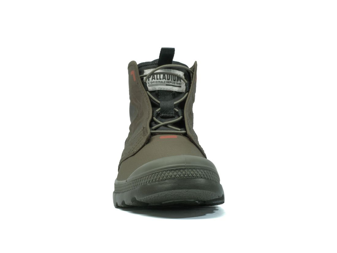 Olive Men Palladium Pampa Travel Lite Rs Boots | US-LZ6492308