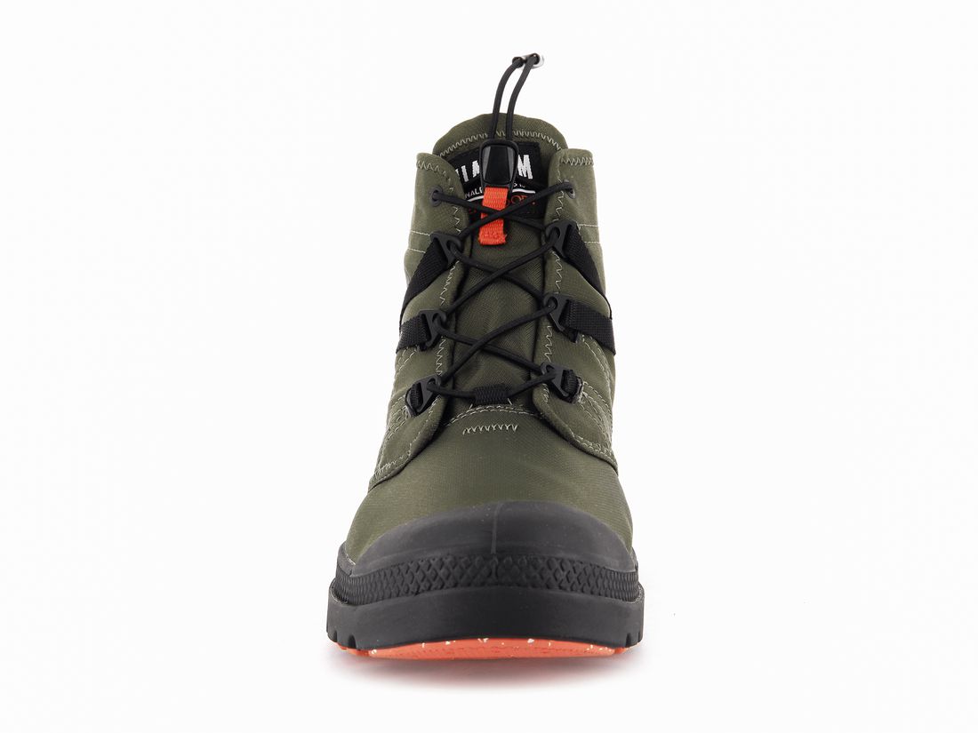 Olive Men Palladium Pampa Travel Lite+ Waterproof Boots | US-IV3215970