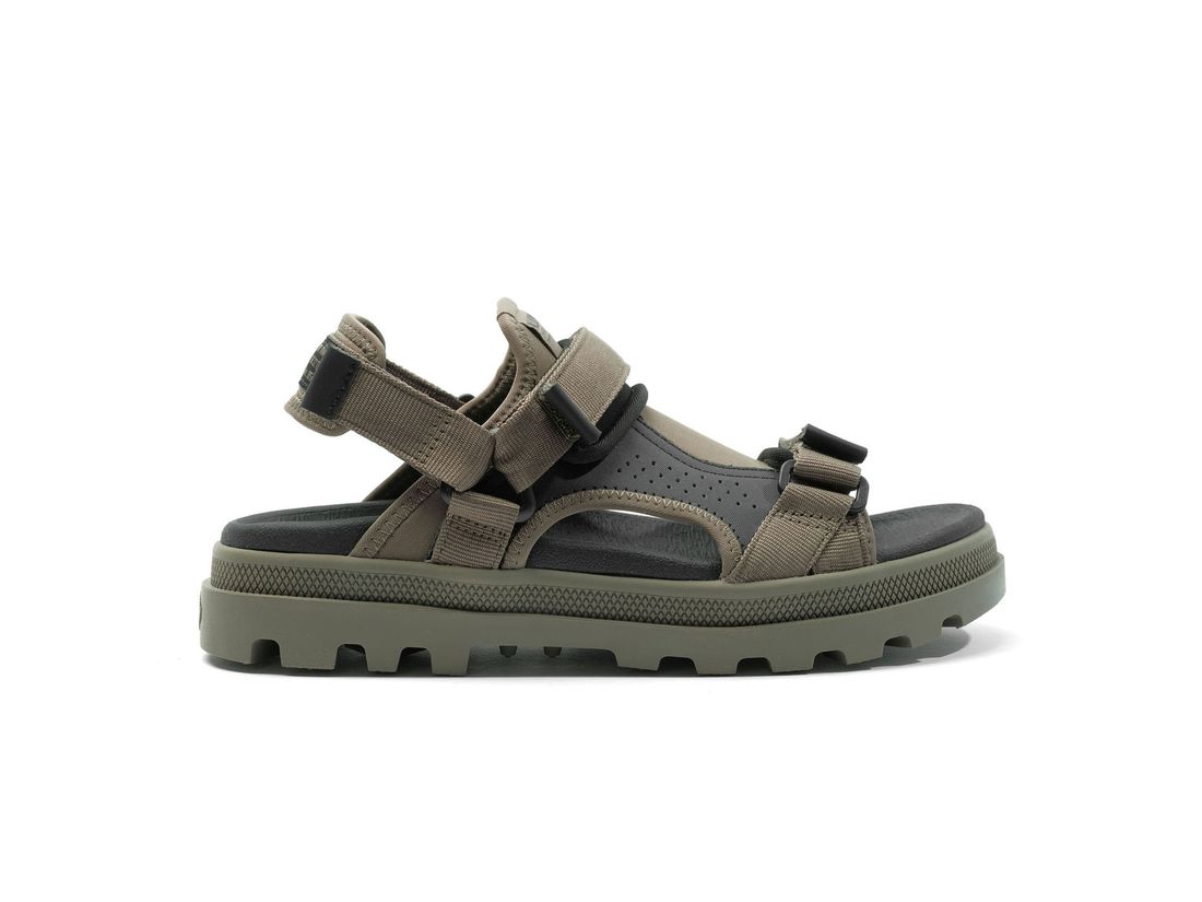 Olive Women Palladium Palladune Og Sport Sandals | US-SQ6159327