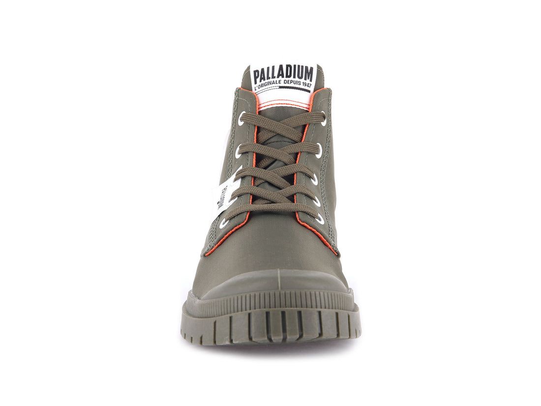 Olive Women Palladium Sp20 Overlab Boots | US-IW5104273