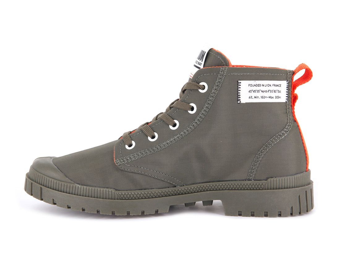 Olive Women Palladium Sp20 Overlab Boots | US-IW5104273