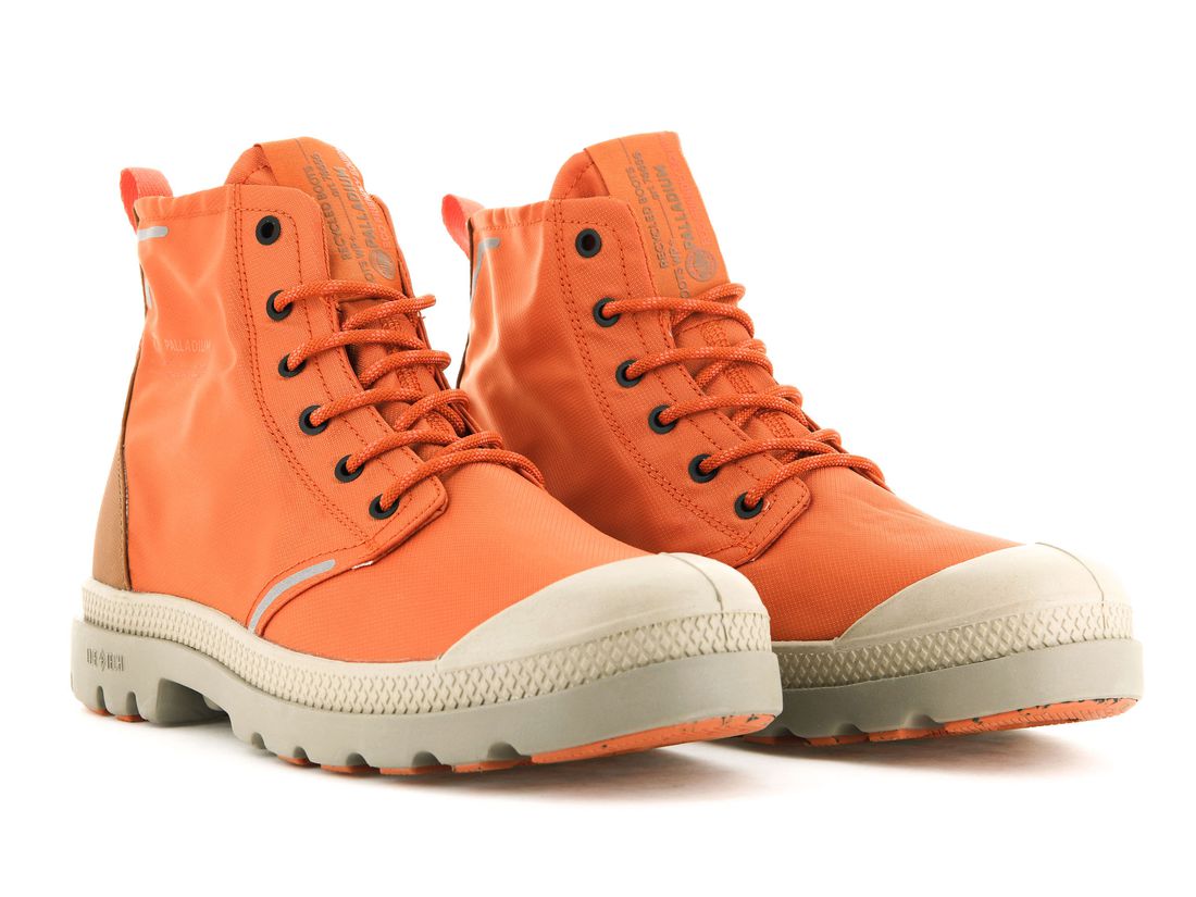 Orange Men Palladium Pampa Lite+ Recycle Wp+ Boots | US-LH5894316