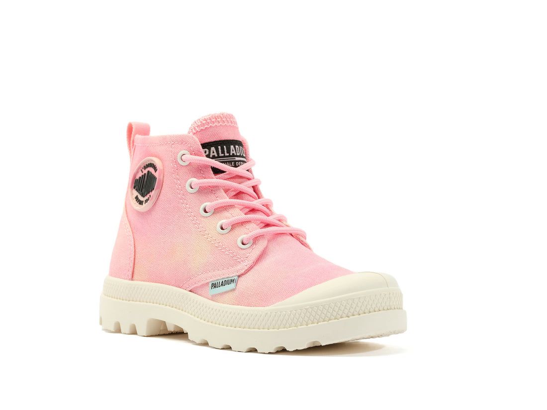 Pink Kids' Palladium Pampa Boots | US-YU9387156