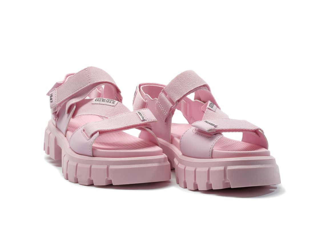 Pink Women Palladium Revolt Mono Sandals | US-SF9435287