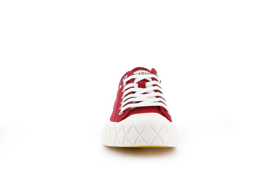 Red Kids' Palladium Palla Ace Canvas Sneakers | US-LS2369174