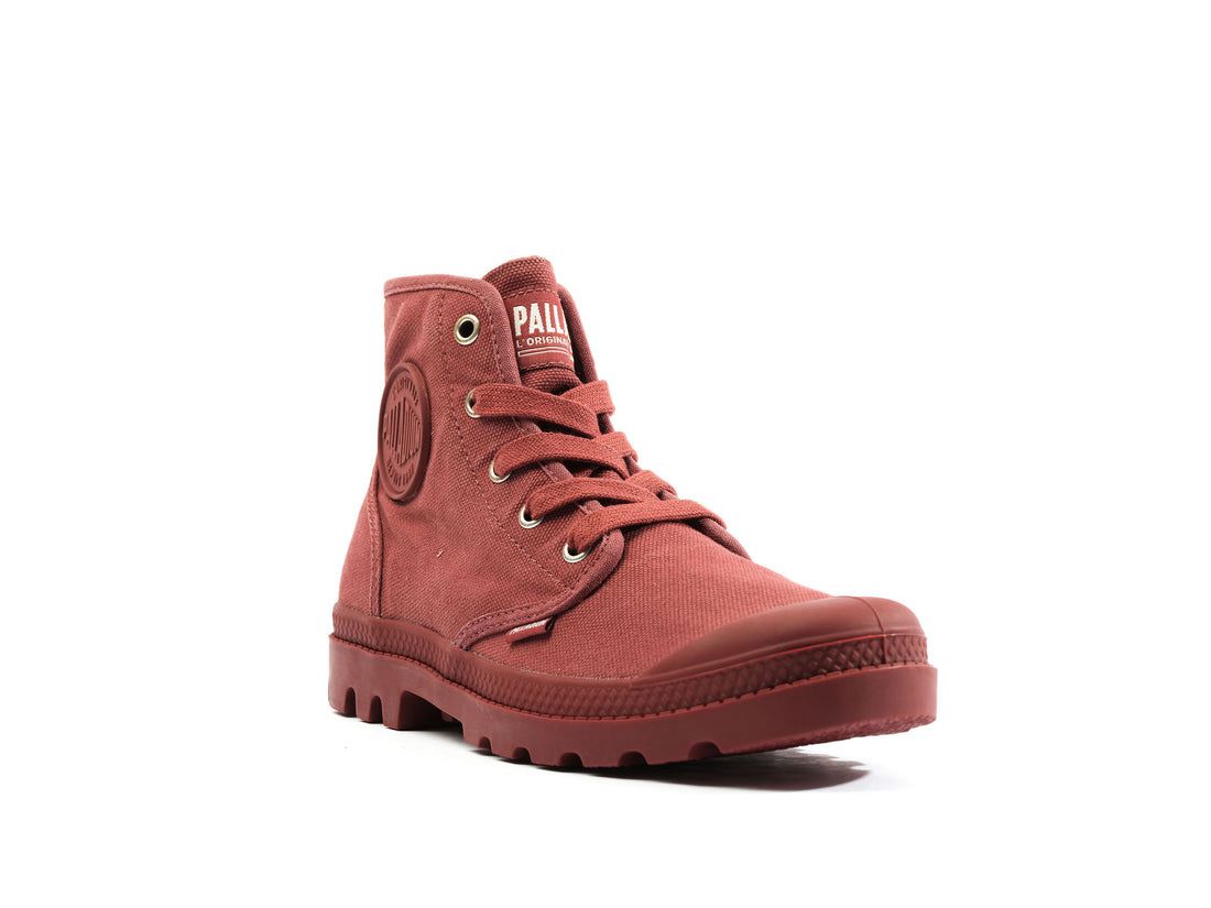 Red Women Palladium Pampa Hi Boots | US-QX6173408