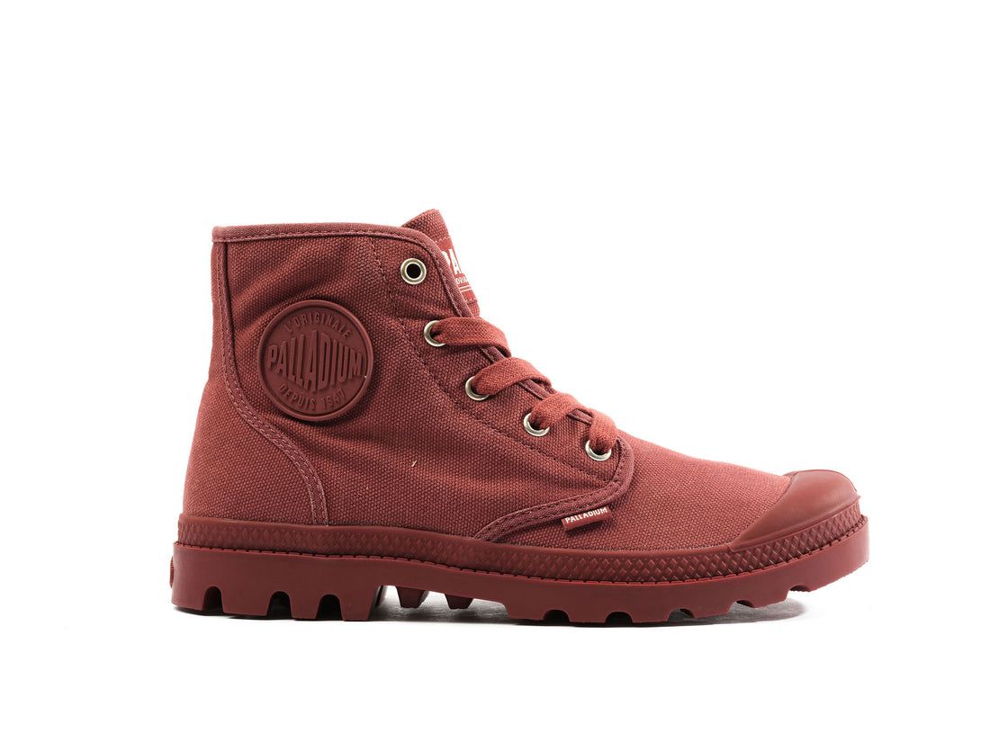 Red Women Palladium Pampa Hi Boots | US-QX6173408