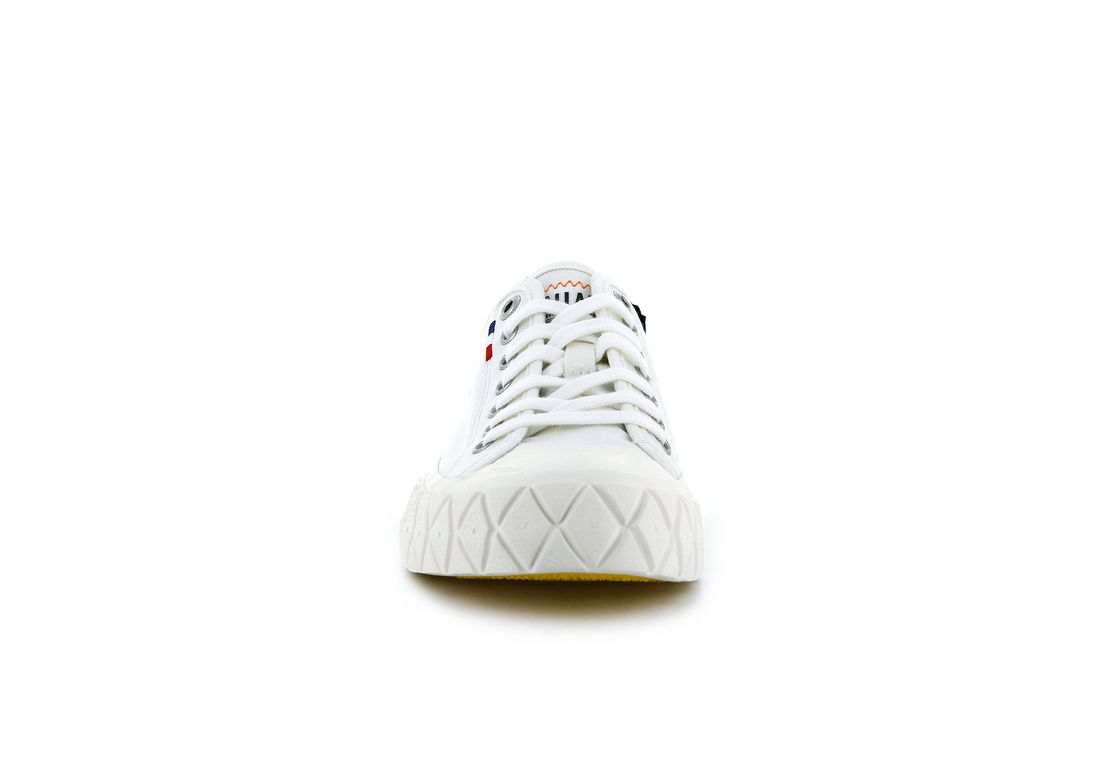 White Kids' Palladium Palla Ace Canvas Sneakers | US-RX8635902