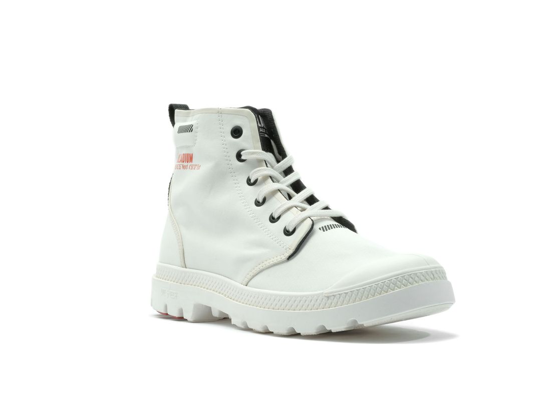 White Men Palladium Pampa Lite+ Hi Boots | US-GS4631725