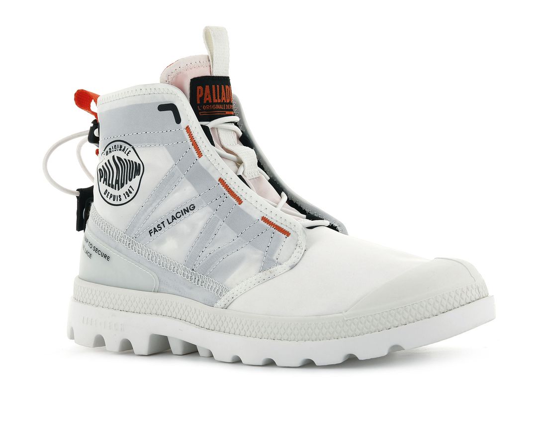 White Men Palladium Pampa Travel Lite Boots | US-WO7415803