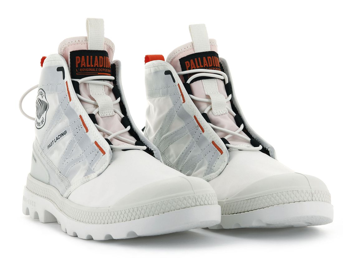 White Men Palladium Pampa Travel Lite Boots | US-WO7415803