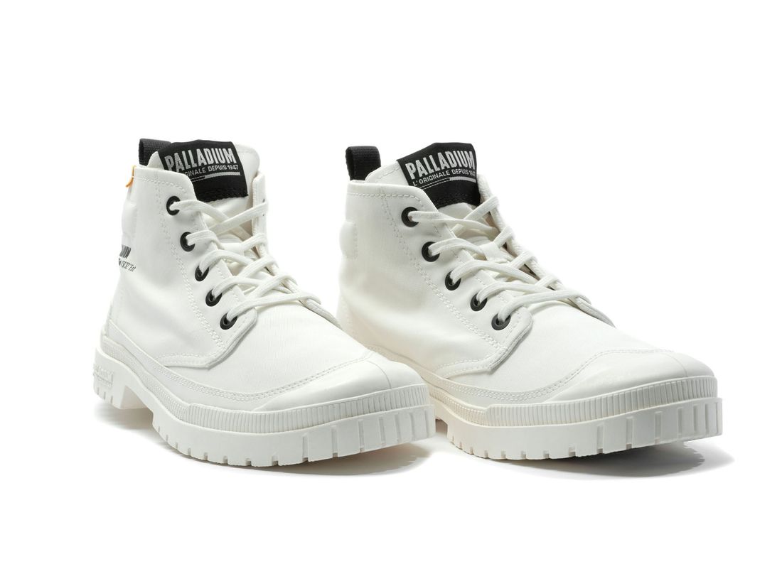 White Men Palladium Sp20 Hi Tech Boots | US-IM3098561