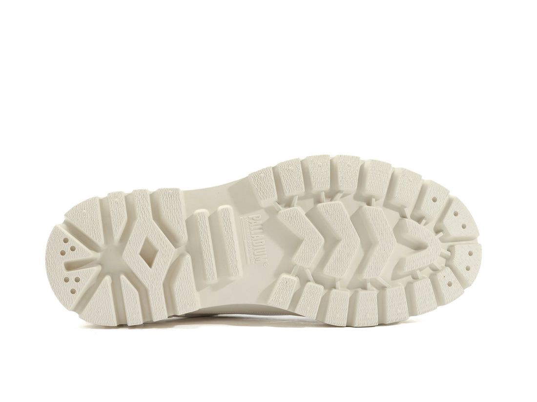 White Women Palladium Pallashock Lo Organic 2 Sneakers | US-NS2719083