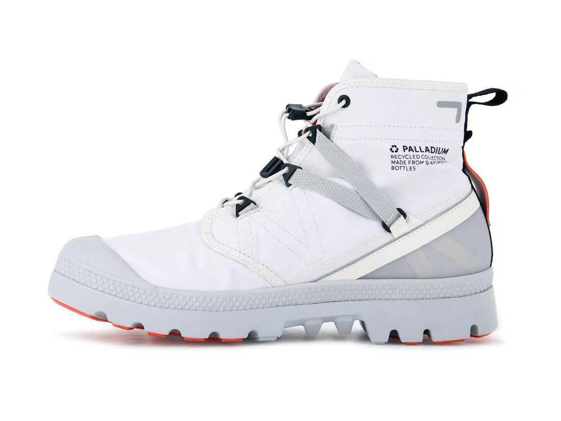 White Women Palladium Pampa Travel Lite+ Waterproof Boots | US-WK5812790