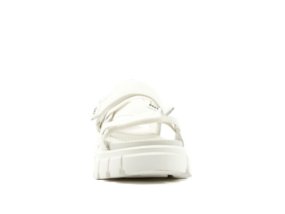 White Women Palladium Revolt Mono Sandals | US-FM7930624