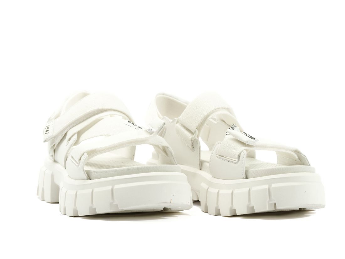 White Women Palladium Revolt Mono Sandals | US-FM7930624