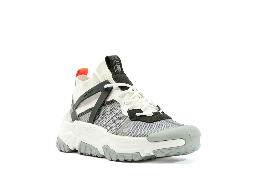 White / Black Men Palladium Off grid Lo Matryx Sneakers | US-SL7308159