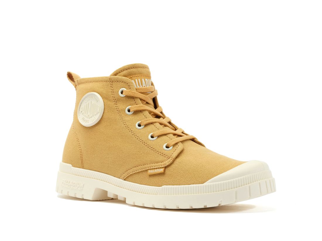 Yellow Men Palladium Pampa Sp20 Hi Canvas Boots | US-NM0173582