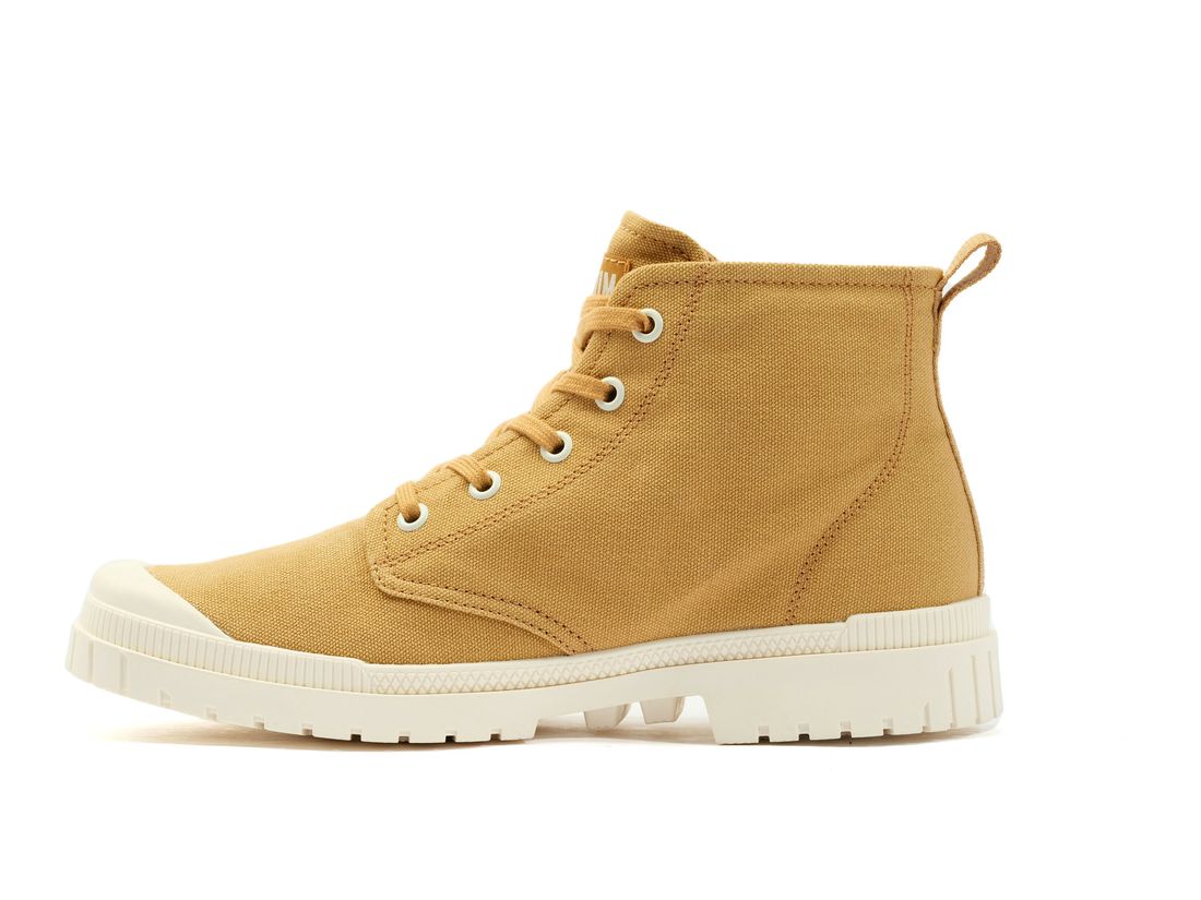 Yellow Men Palladium Pampa Sp20 Hi Canvas Boots | US-NM0173582